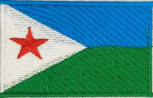 World Flags Flags Of Africa: Djibouti Flag Patch