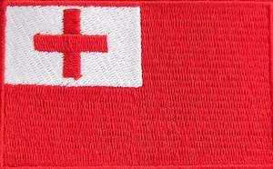 World Flags Flags Of Asia: Tonga Flag Patch