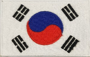 South Korea Flag Patch