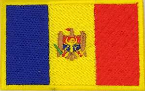 World Flags Flags Of Europe: Moldova Flag Patch