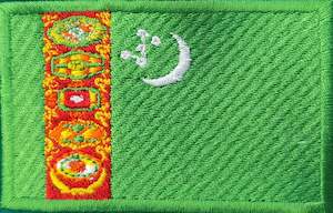 Turkmenistan Flag Patch