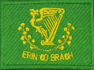 World Flags Flags Of Europe: Erin Go Brah Flag Patch