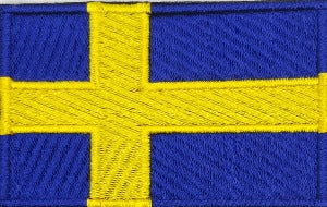 World Flags Flags Of Europe: Sweden Flag Patch
