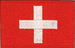 World Flags Flags Of Europe: Switzerland Flag Patch