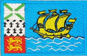 World Flags Flags Of South America: Saint Pierre and Miquelon Flag Patch