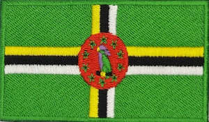 World Flags Flags Of South America: Dominica Flag Patch