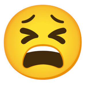 Emoji Patches: Tired Face