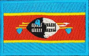World Flags Sub Saharan Africa: Eswatini Flag Patch