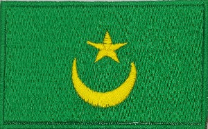 World Flags Sub Saharan Africa: Mauritania Flag Patch