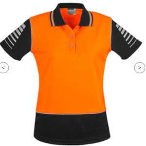 Polos: Syzmik Womens Hi Vis Zone Polo ZHL236