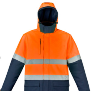 Hi Visibility Workwear: Unisex Hi Vis Antarctic Softshell Taped Jacket