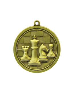 Products: Chess - Gold Medal 4.5cm Dia Ace Engravers