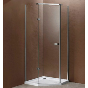 Shower Door: Shower Glass - Bay Series 2 Sides RF
