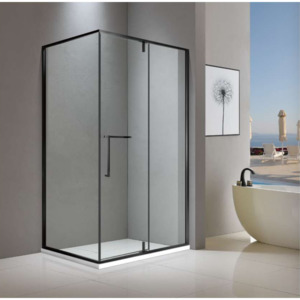 Shower Box - Cape Series 2 Sides Set - Matt Black CP
