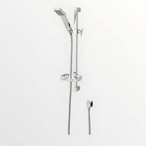 Aquatia Adjustable Shower Raiser Rail with Multi Function Handset