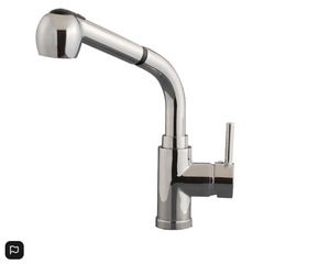 Walkin Shower: Aquatica Xera Sink Mixer Pullout Spray Chrome
