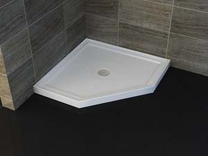 Shower Tray - Angle Series Center Center/Corner Hole Option