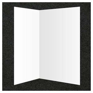 Shower Liner: Shower Liner - ABS 2 Sides No Join 1900MM High
