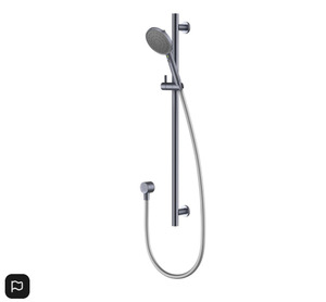 METHVEN VJET TUROA RAIL SHOWER BRUSHED GRAPHITE