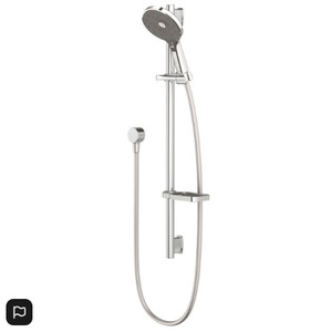 Methven NUI RAIL SHOWER - STAINLESS STEEL & GRAPHITE