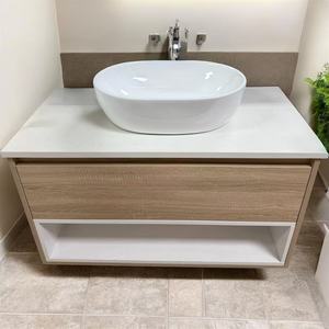 Vanity - Polie 900mm Wall Hung  Vanity with counter top