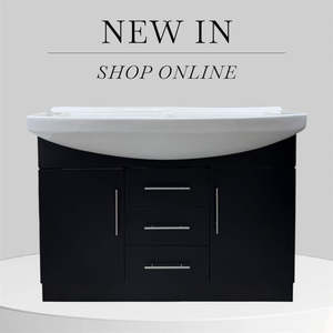 Vanity - Black Color Double Basin 1200mm