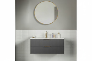 Wall Hung Vanities: The European Bathroom Vanity Set 100% WaterProof