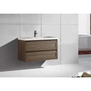 Vanity - Vela Series 1200 White Acrylic Basin With Double Drawers