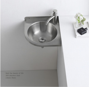 Ceramic Hand Basin: Stainless Steel sink RV motorhomes caravan kitchen Built-in MINI Bathroom