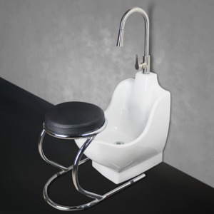 Ceramic Hand Basin: Moslem Wudu Hand Foot Wash Basin