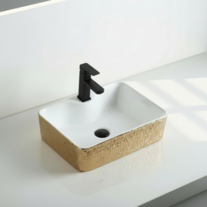 Counter Top Basin: Counter Top Ceramic Basin A01 - Golden