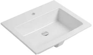 Ceramic Cabinet Basin: Ceramic Square Basin 60 x 52cm (white)
