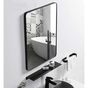 Bathroom Mirror for Wall with Black Metal Frame 400X600mm/500x700/600x800mm