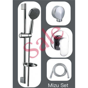 Shower Mixer: Shower Slide Combo Mains Pressure Mizu Set
