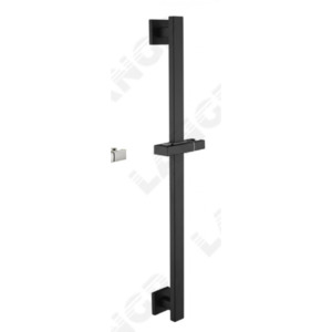 Shower Slide Bar Square 1071 Black