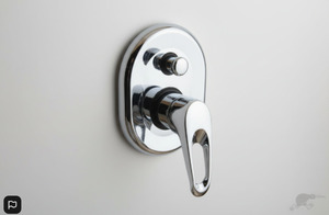 Bath Mixer: Bath Mixer With Diverter Round L005E
