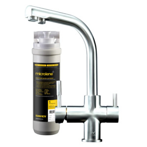 Kitchen Tap: Davey Microlene High Flow Under Bench Filtration System