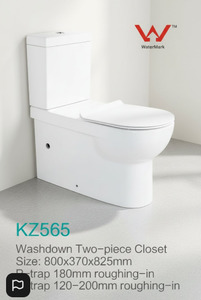 Toilet Suite: Handicapped Standard 3L/4.5L Dual-Flush Two Piece Toilet Ceramic Disable Toilets