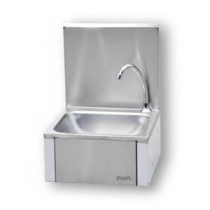 Stainless Steel HIGH BACK KNEE PUSH SINK first choice in the kitchen