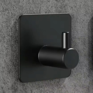 No Drilling Wall mount adhesive Clothes Hanger Towel Hooks for bathroom Square