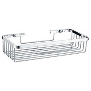 Bathroom Accessories: Chrome Wire Soap Basket Shower Shelf Y117