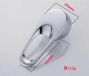 Kitchen Bathroom Hot Cold Faucet Switch Handle 35mm/40mm