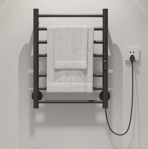 Electric Towel Rack Stainless Steel Intelligent Screen Constant Temperature With Plug