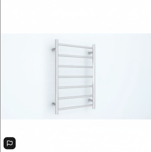 Heated Towel Rail round 7 Bar