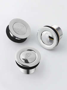 Bath Waste Plug Pop Up Push Button