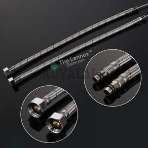 Plumbing Accessories: Stainless steel braided high-pressure water hose 600mm