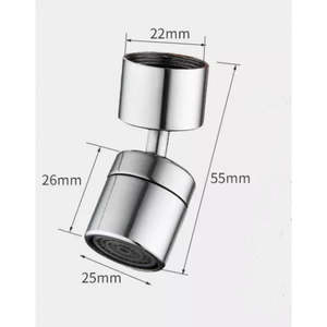 Universal splash filter faucet
