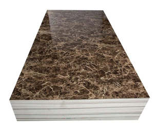 PVC UV Marble Stone Board - Brown Net Color