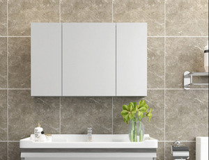 Bathroom Mirror Cabinet 600/700/900x140x700 mm - White