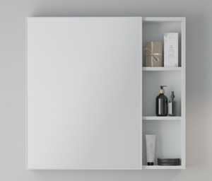 The European Bathroom Mirror Cabinet 700mm 100% WaterProof＃8002M